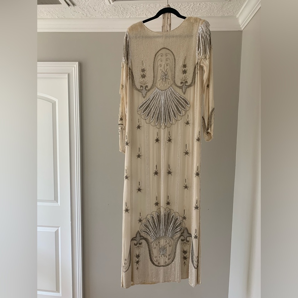 Vintage Beaded Gown - fits like a 6